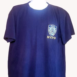 NYPD official T-Shirt embroidered w/Patch NYC